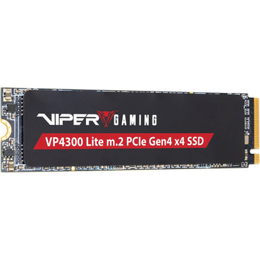 Patriot vp4300 lite 4 tb ssd (zwart, pcie 4.0 x4, nvme 2.0, m.2 2280)