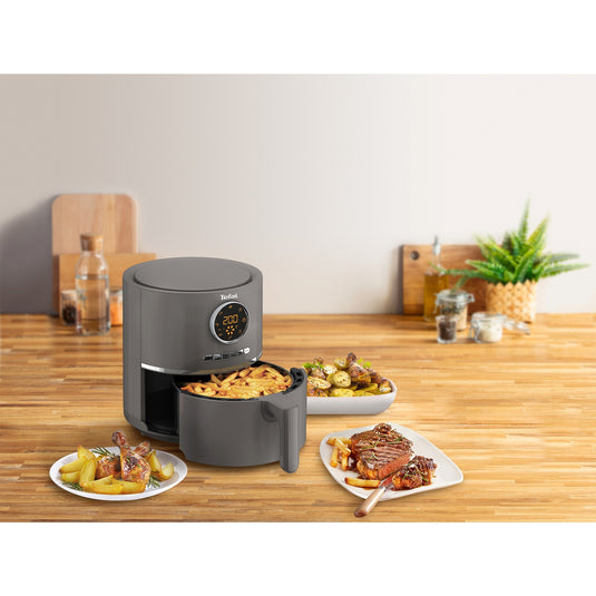 Tefal ultra fry ey111b heteluchtfriteuse (antraciet grijs, 4,2 liter | 1,2 kg )