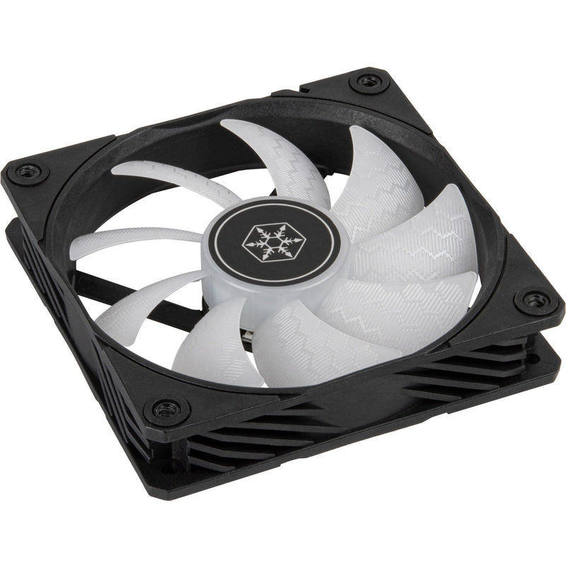 Afbeelding laden in galerijviewer, Silverstone shark force 120 argb case fan (zwart, 120 x 120 x 25 mm, pwm)
