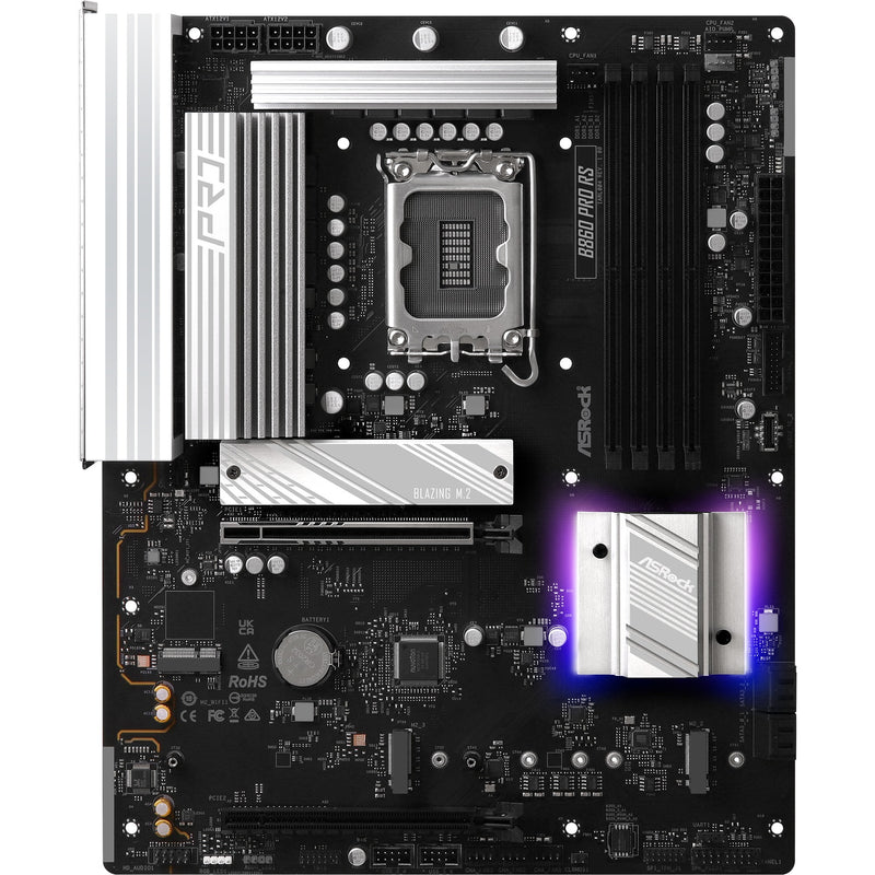 Afbeelding laden in galerijviewer, Asrock b860 pro rs socket 1851 moederbord (raid, 2.5 gb-lan, sound, atx)
