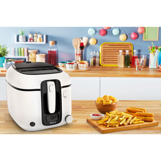 Tefal super uno fr3140 frituurpan (wit zwart, 2,2 liter)