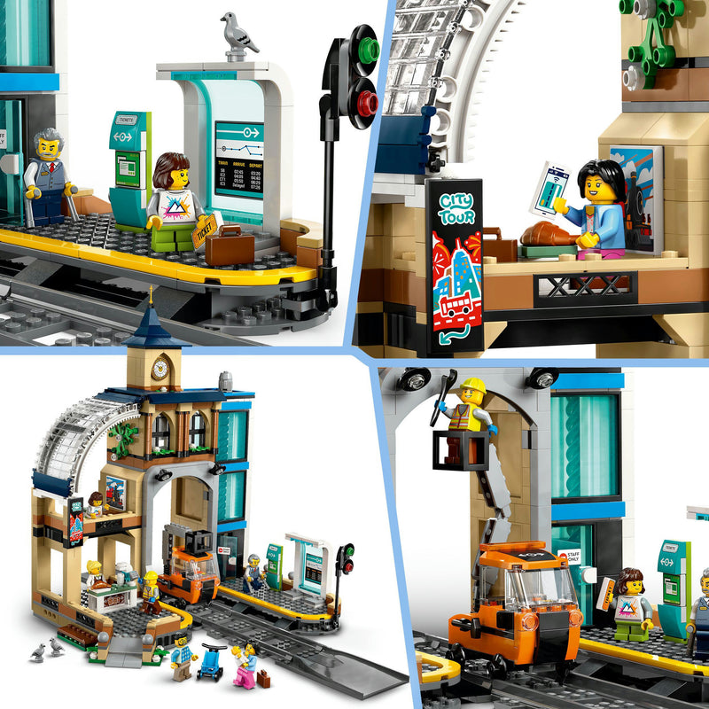 Afbeelding laden in galerijviewer, Lego ® city centraal station, bouwspeelgoedset - 60469
