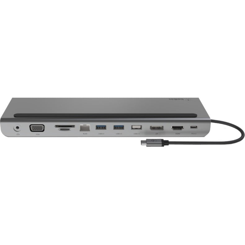 Afbeelding laden in galerijviewer, Belkin connect 11-in-1 usb-c hub dockingstation (zilver zwart)
