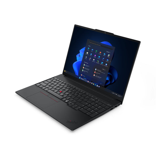 Lenovo thinkpad e16 gen 3 (21sr002fmh) 16 laptop (zwart | ultra 7 255h | arc 140t | 16 gb | 512 gb ssd)