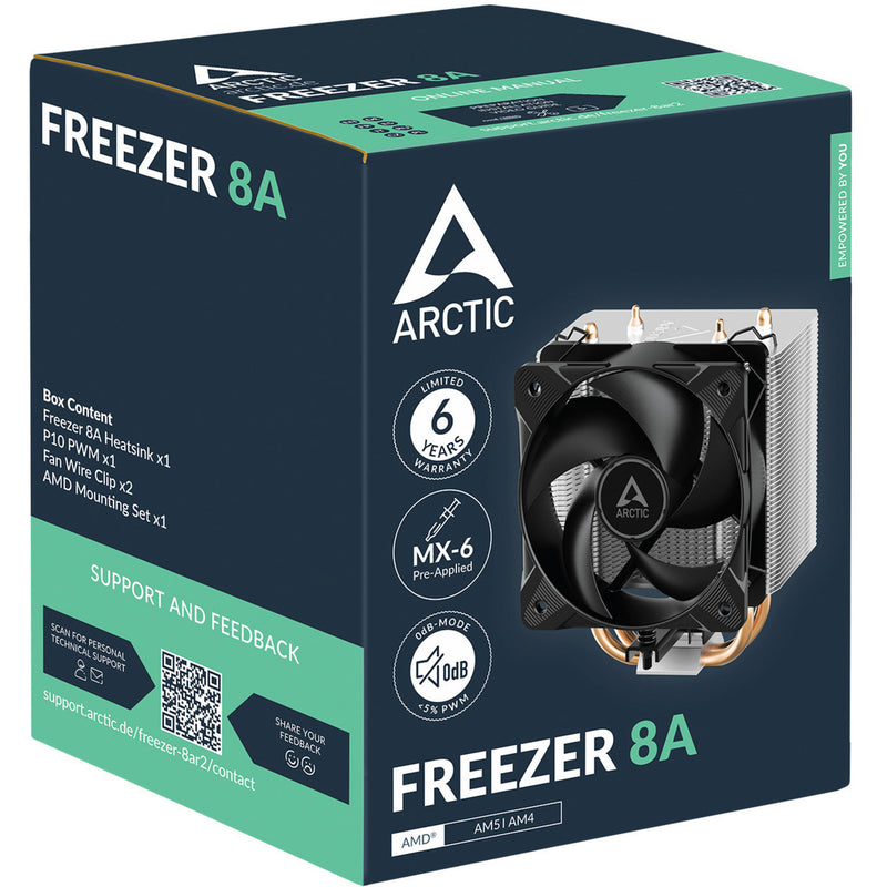 Afbeelding laden in galerijviewer, Arctic freezer 8a cpu-koeler (4-pin pwm)
