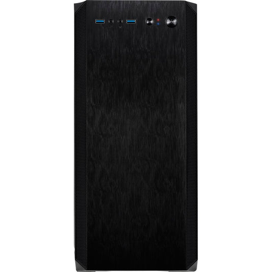Inter-tech h-606 mini tower behuizing (zwart | 2x usb-a)