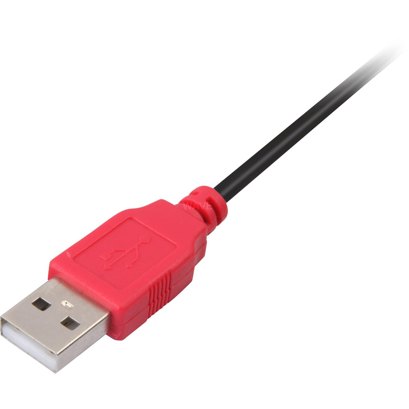 Afbeelding laden in galerijviewer, Delock 2x usb-a 2.0 male > usb mini 5-pin splitterkabel (zwart rood, 1 meter)
