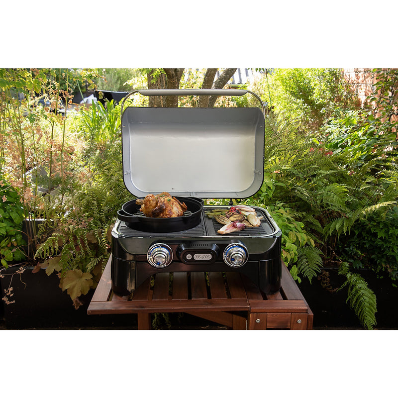 Afbeelding laden in galerijviewer, Campingaz culinary modular gietijzeren braadpan bak- braadpan (zwart roestvrij staal)
