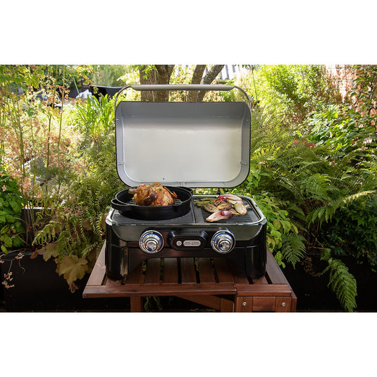 Campingaz culinary modular gietijzeren braadpan bak- braadpan (zwart roestvrij staal)