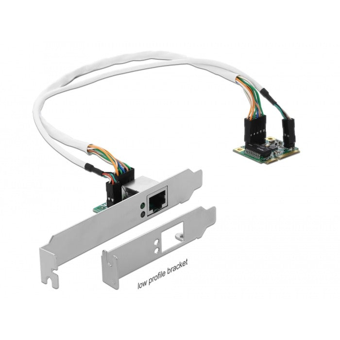 Afbeelding laden in galerijviewer, Delock mini pcle i o pcle half size 1x gigabit lan netwerkadapter (low profile)
