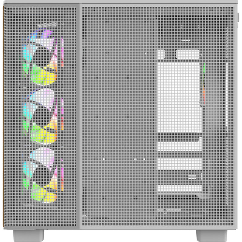 Afbeelding laden in galerijviewer, Thermaltake view 380 xl ws argb midi tower behuizing (wit houtkleur | 2x usb-a | 1x usb-c | rgb | tempered glass)
