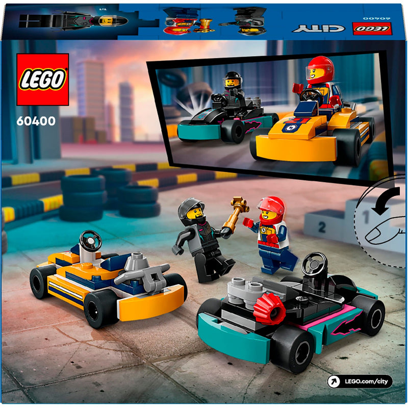 Afbeelding laden in galerijviewer, Lego city karts en racers - 60400

