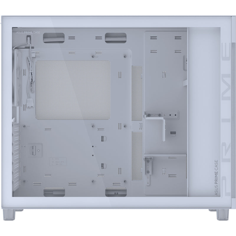 Afbeelding laden in galerijviewer, Asus prime ap303 - tempered glass panel midi tower behuizing (wit | 2x usb-a | 1x usb-c | tempered glass)
