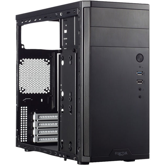 Fractal design core 1100 mini tower behuizing (zwart | 2x usb-a)