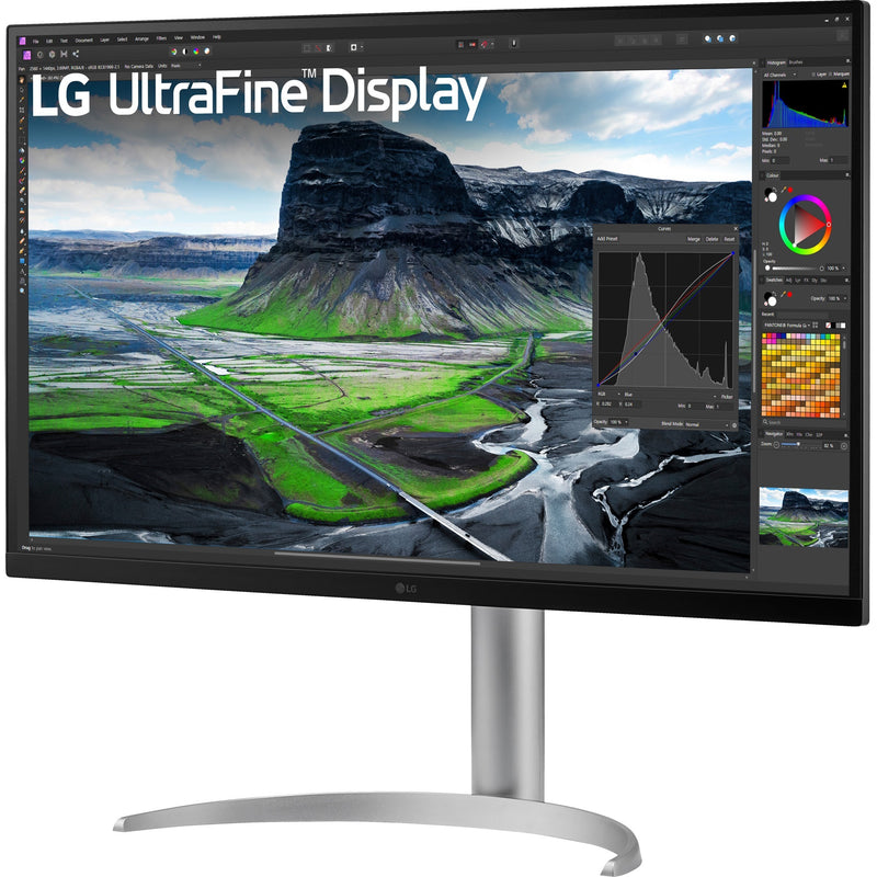 Afbeelding laden in galerijviewer, Lg ultrafine 32uq850v-w 31.5 4k uhd monitor (wit, 2x hdmi, displayport, 2x usb-a, usb-b, usb-c)
