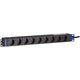 Dsi 19 inch 9 voudige stekkerdoos stekkerdoos (zwart)