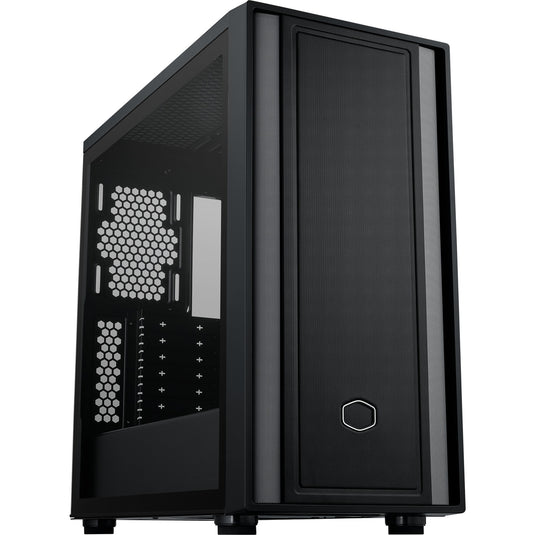 Cooler master masterbox 600 lite midi tower behuizing (zwart | 2x usb-a | 1x usb-c | rgb | tempered glass)
