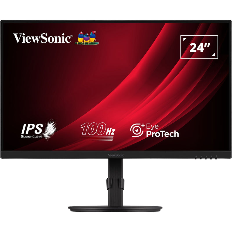 Afbeelding laden in galerijviewer, Viewsonic vg2408a 24 monitor (zwart, 1x hdmi, 1x displayport, usb-c, usb-a, sound, 100 hz)
