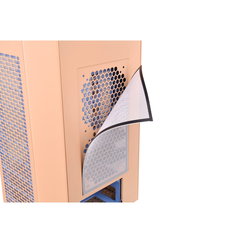 Afbeelding laden in galerijviewer, Thermaltake the tower 300 - peach fuzz mini tower behuizing (perzik | 3x usb-a | tempered glass)
