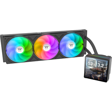 Thermaltake th360 v3 ultra argb sync aio liquid cooler waterkoeling (zwart)