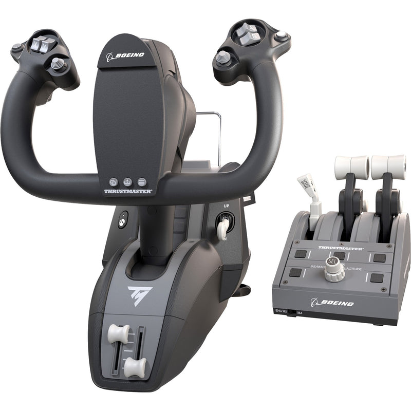 Afbeelding laden in galerijviewer, Thrustmaster tca yoke pack boeing edition gaming set (zwart grijs, pc, xbox one, xbox series x|s)
