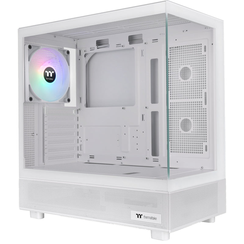 Afbeelding laden in galerijviewer, Thermaltake view 270 tg argb - snow midi tower behuizing (wit | 2x usb-a | 1x usb-c | rgb | tempered glass)
