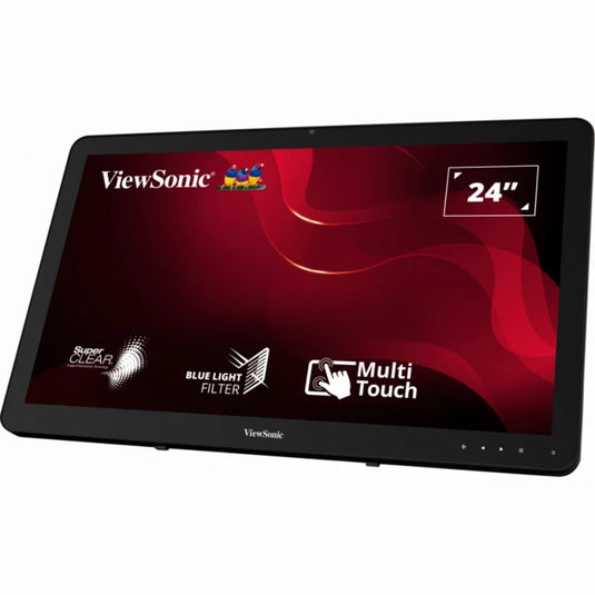 Viewsonic 10-point touchscreen monitor td2430 24 (zwart, 1x hdmi, 1x displayport, vga, touch)