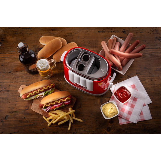 Ariete party time hotdogmaker 0206 00 hot dog maker (rood wit)