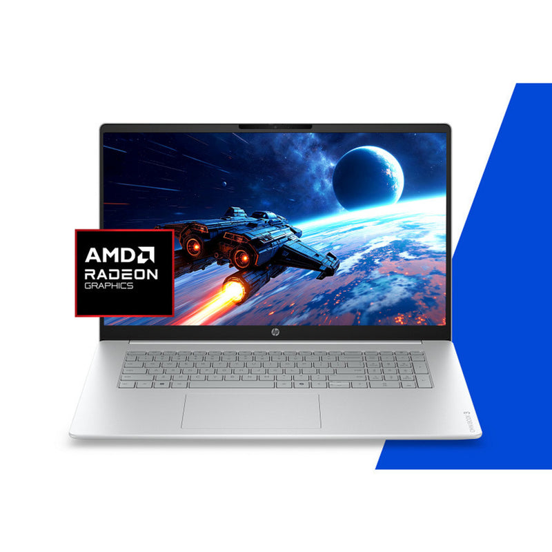 Afbeelding laden in galerijviewer, Hp omnibook 3 laptop 17-dp0050ndx (e10ksea) 17.3 laptop (grijs zilver | ryzen 5 7520u | radeon 610m | 8 gb | 512 gb ssd)
