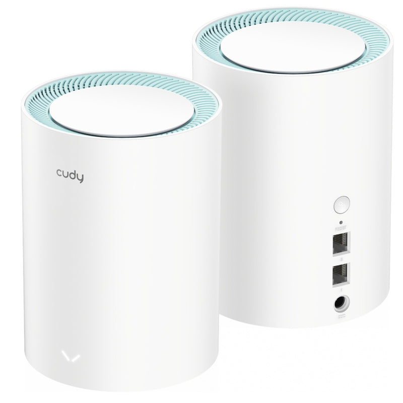Afbeelding laden in galerijviewer, Cudy ac1200 gigabit mesh wi-fi system (2-pack) mesh router (wit)
