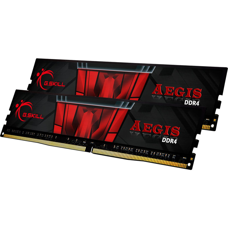 Afbeelding laden in galerijviewer, G.skill aegis 32 gb ddr4-3000 (2x 16 gb) werkgeheugen (zwart, f4-3000c16d-32gisb, xmp 2.0)
