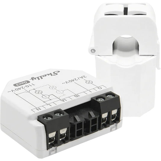 Shelly em gen3 - (1 x 50a ct included) elektriciteitsmeter bluetooth, wifi