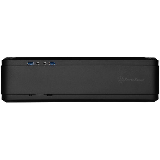 Silverstone sst-ftz01b-e desktop behuizing (zwart | 2x usb-a)