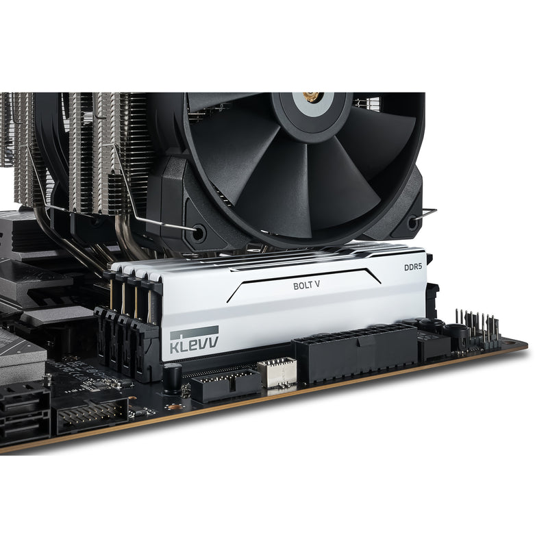 Afbeelding laden in galerijviewer, Klevv 32 gb ddr5-6000 (2x 16 gb) kit werkgeheugen (wit, kd5agu880-60a300i, bolt v, xmp 3.0, expo)

