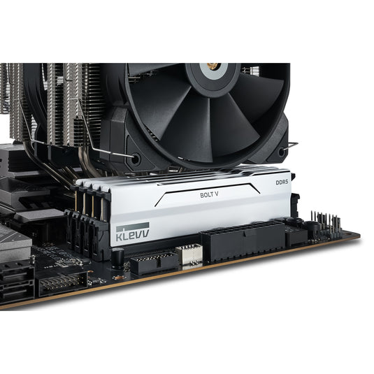 Klevv 32 gb ddr5-6000 (2x 16 gb) kit werkgeheugen (wit, kd5agu880-60a300i, bolt v, xmp 3.0, expo)