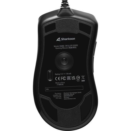 Sharkoon skiller sgm2 optische gaming muis (zwart, 400 - 6400 dpi, rgb leds)
