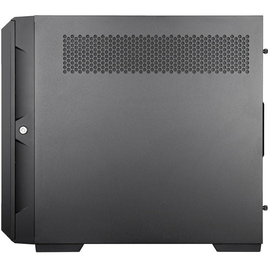 Silverstone cs382 mini tower behuizing (zwart | 2x usb-a | 1x usb-c)