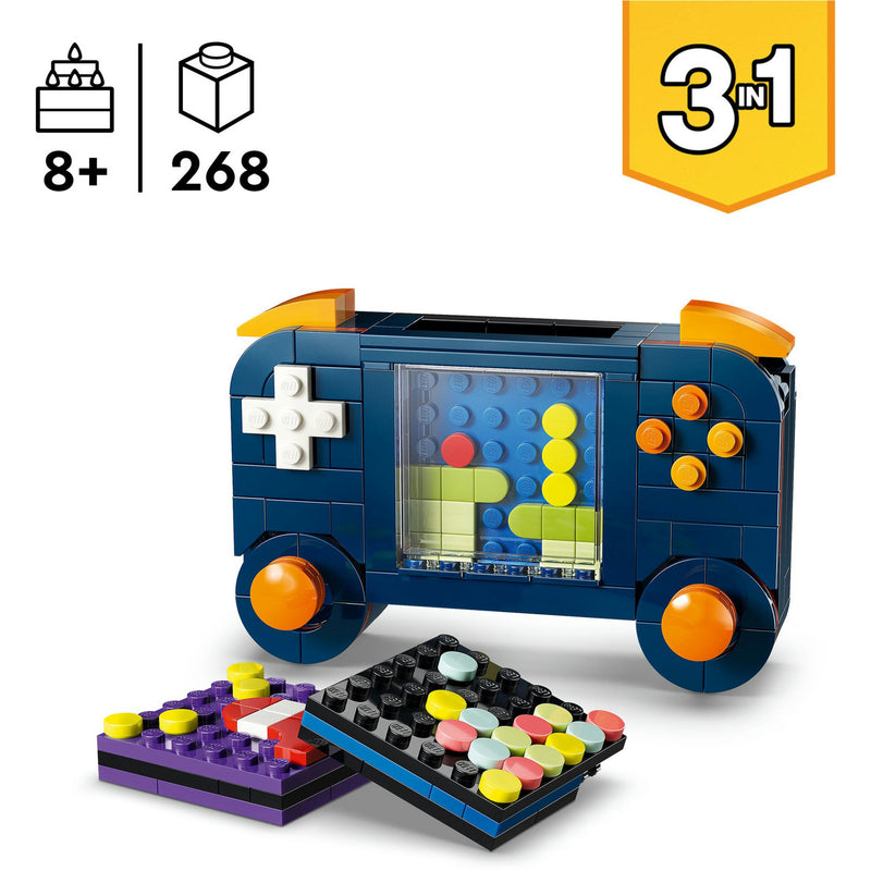 Afbeelding laden in galerijviewer, Lego ® creator 3in1 retro spelcomputer speelgoedmodel - bouw om tot desktop of speelautomaat - 31380
