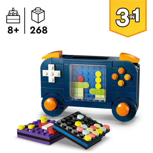 Lego ® creator 3in1 retro spelcomputer speelgoedmodel - bouw om tot desktop of speelautomaat - 31380