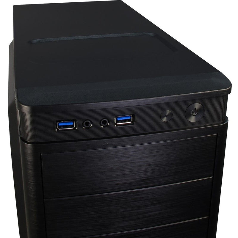 Afbeelding laden in galerijviewer, Inter-tech it- 5905 midi tower behuizing (zwart | 2x usb-a)
