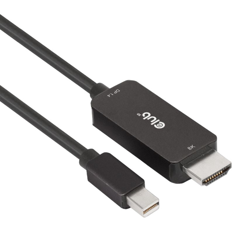 Afbeelding laden in galerijviewer, Club 3d mini displayport 1.4 naar hdmi kabel (zwart, 1,8 meter)
