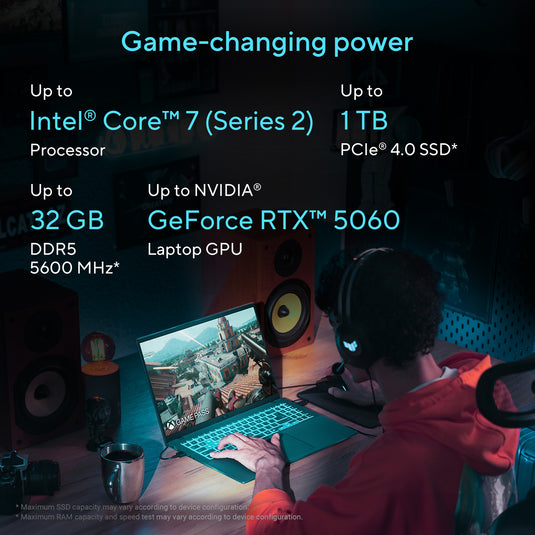 Asus v16 fx3607vp-rp003ws 16 gaming laptop (zwart | core 7 240h | rtx 5070 | 16 gb | 1 tb ssd)