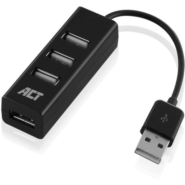 Afbeelding laden in galerijviewer, Act connectivity usb hub mini 4 port usb-hub (zwart)
