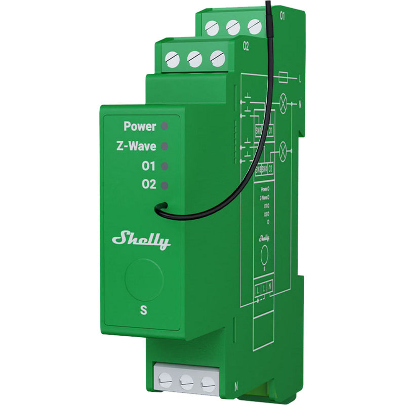 Afbeelding laden in galerijviewer, Shelly wave pro dimmer 2pm (groen)
