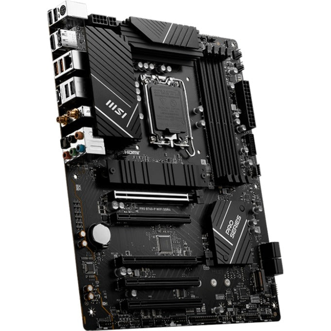 Afbeelding laden in galerijviewer, Msi pro b760-p wifi ddr4 socket 1700 moederbord (raid, 2.5 gb-lan, wifi, bt, sound, atx)
