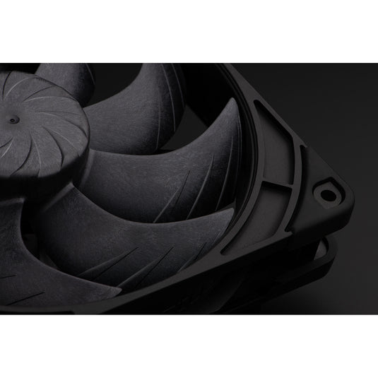 Noctua nf-a14x25 g2 pwm sx2-pp chromax.black case fans (zwart, 2 stuks, 140 x 140 x 25 mm)