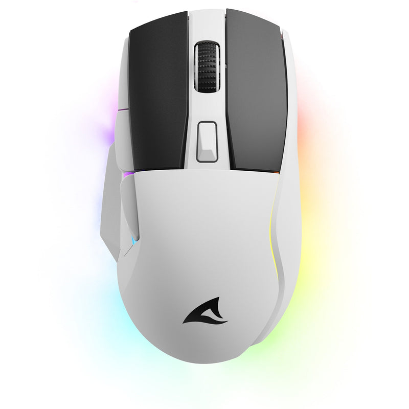 Afbeelding laden in galerijviewer, Sharkoon skiller sgm50w gaming muis (wit, 400 - 6400 dpi, rgb leds)
