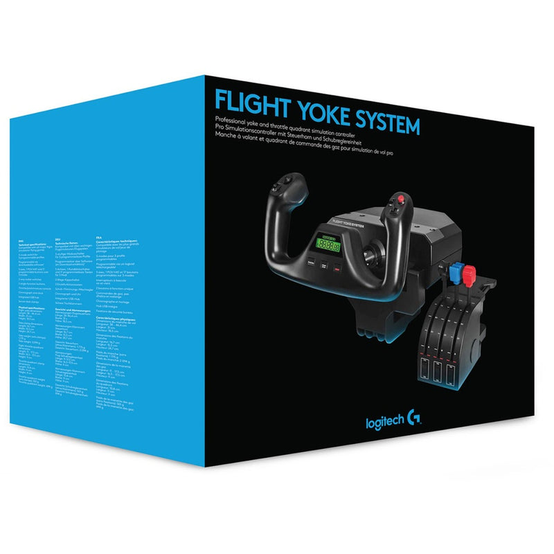 Afbeelding laden in galerijviewer, Logitech g saitek pro flight yoke gaming yoke (pc, mac)
