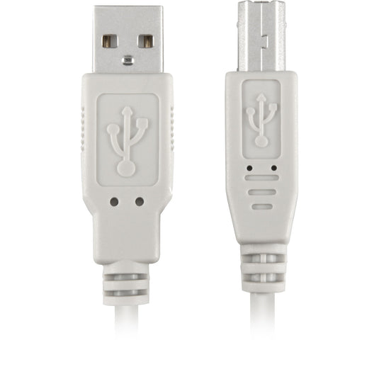 Sharkoon usb-a 2.0 naar usb-b kabel (grijs, 0,5 meter)