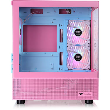 Thermaltake view 170 tg argb mini tower behuizing (roze | 2x usb-a | rgb | tempered glass)